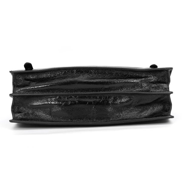 プラダ ハンドバッグ ロゴ レザー 1BN026 PRADA 2wayショルダーバッグ 黒