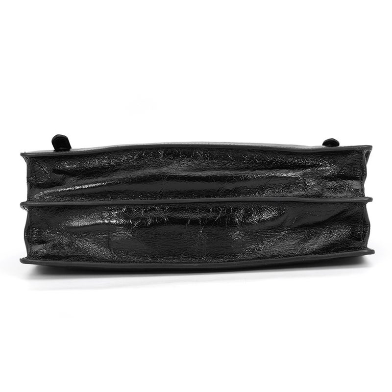 プラダ ハンドバッグ ロゴ レザー 1BN026 PRADA 2wayショルダーバッグ 黒