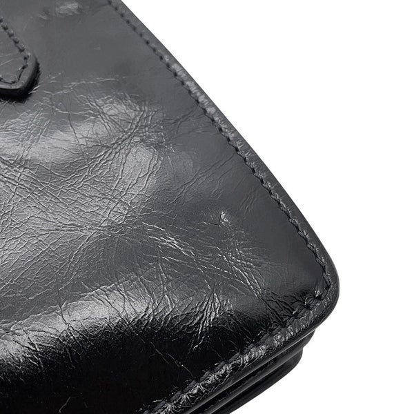 プラダ ハンドバッグ ロゴ レザー 1BN026 PRADA 2wayショルダーバッグ 黒
