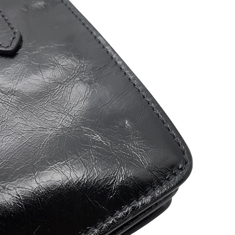 プラダ ハンドバッグ ロゴ レザー 1BN026 PRADA 2wayショルダーバッグ 黒