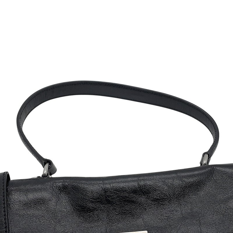 プラダ ハンドバッグ ロゴ レザー 1BN026 PRADA 2wayショルダーバッグ 黒