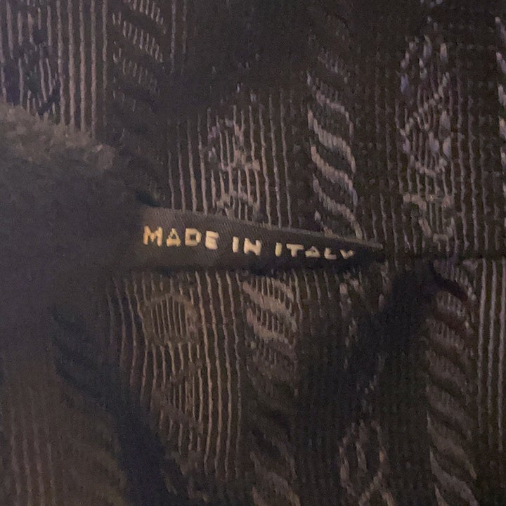 プラダ ハンドバッグ トライアングルロゴ 巾着 サフィアーノ レザー 1BE032 PRADA ２wayショルダー