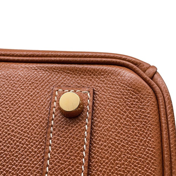 エルメス バーキン35 ゴールド/ゴールド金具 クシュベル □H刻印 HERMES Birkin ハンドバッグ