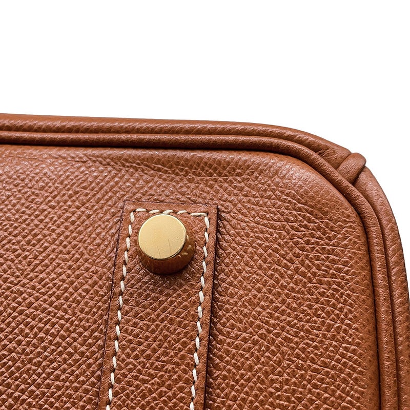 エルメス バーキン35 ゴールド/ゴールド金具 クシュベル □H刻印 HERMES Birkin ハンドバッグ