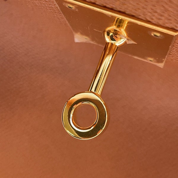 エルメス バーキン35 ゴールド/ゴールド金具 クシュベル □H刻印 HERMES Birkin ハンドバッグ