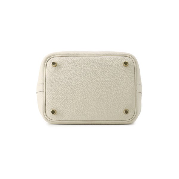 エルメス ハンドバッグ ピコタンロックPM クレ/ゴールド金具 トリヨンクレマンス G刻印 HERMES トートバッグ