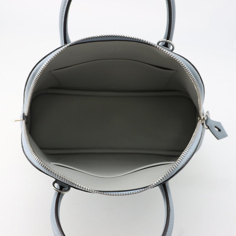 エルメス ボリード1923 25 ヴェルソ ブルーラン/ブルーグラシエ/シルバー金具 エバーカラー U刻印　 2wayショルダー ブルーリン