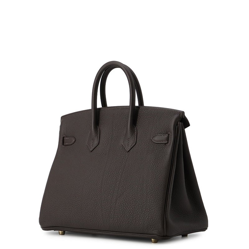 エルメス バーキン25 ベブラン/ゴールド金具 トゴ G刻印 HERMES Birkin ハンドバッグ バイブルン