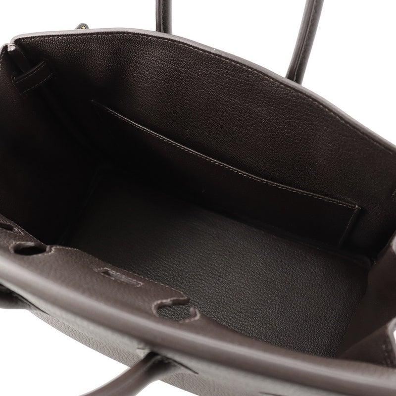 エルメス バーキン25 ベブラン/ゴールド金具 トゴ G刻印 HERMES Birkin ハンドバッグ バイブルン