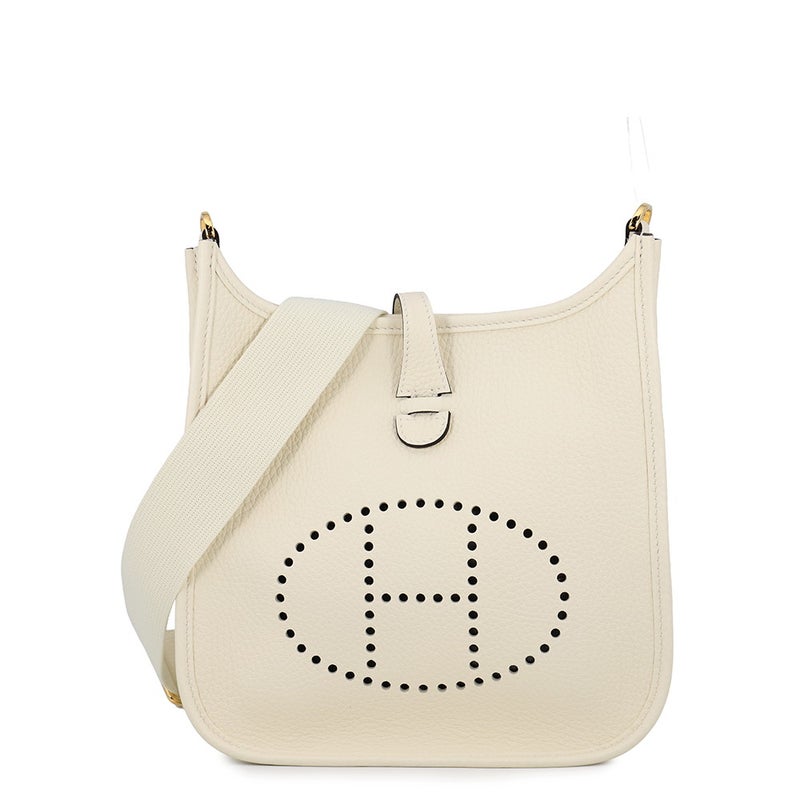 エルメス ショルダーバッグ エブリン3 23 クレーム/ゴールド金具 トリヨンクレマンス G刻印 HERMES Evelyne