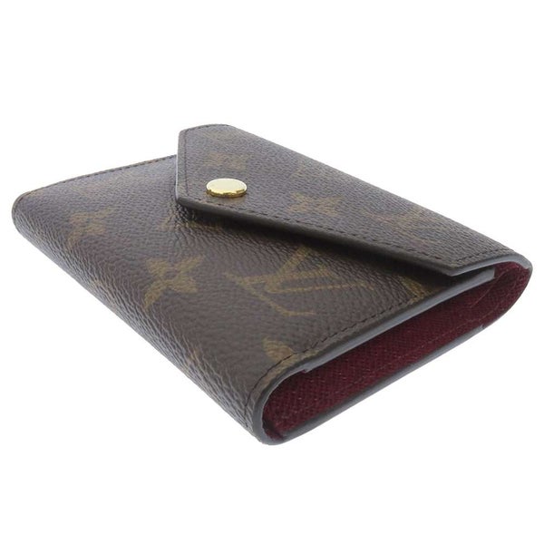 ルイヴィトン 財布 モノグラム ポルトフォイユ・ヴィクトリーヌ M41938 LOUIS VUITTON フューシャ ヴィトン 三つ折り