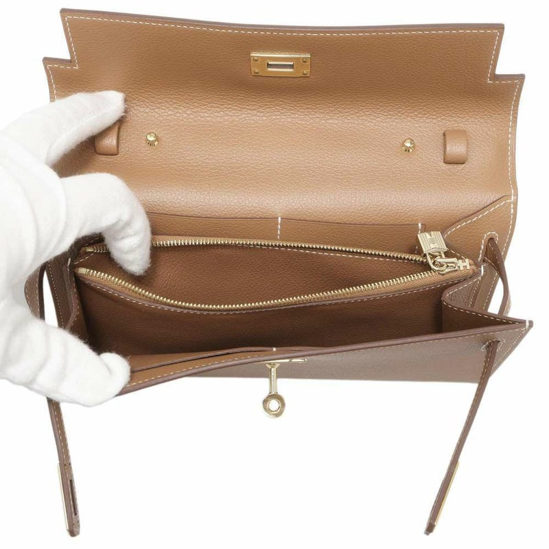 エルメス ケリーウォレット ロング トゥーゴー ゴールド/ゴールド金具 エバーカラー B刻印