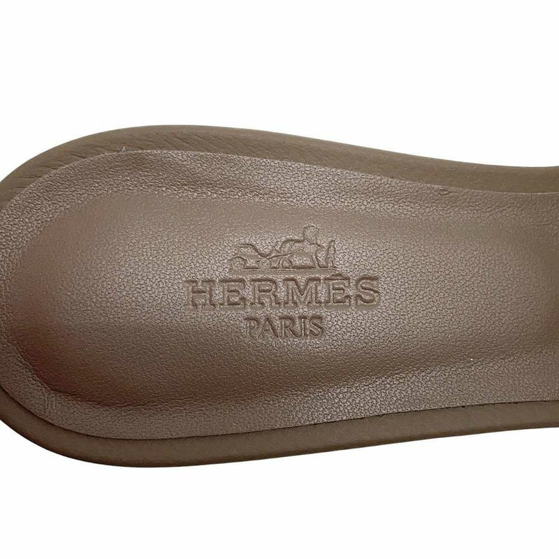 エルメス サンダル オアジス Oasis レザー レディースサイズ35 HERMES 靴