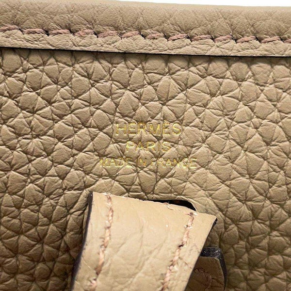 エルメス エブリンTPM アマゾン サングル ジグザグ ベージュマルファ/ゴールド金具 トリヨンクレマンス W刻印