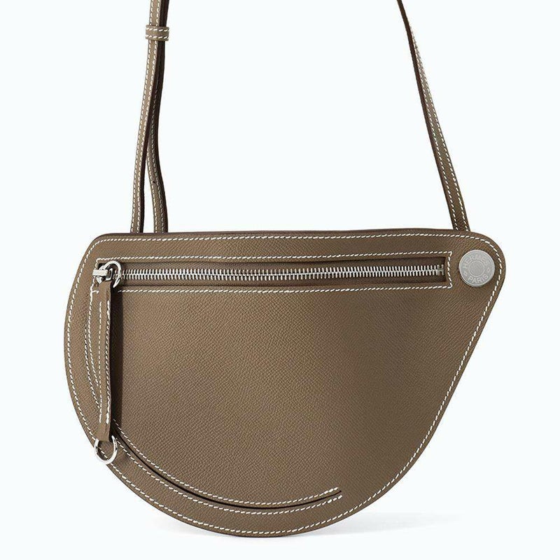 エルメス ショルダーバッグ プティットコース エトゥープ/シルバー金具 エプソン W刻印 ボディバッグ