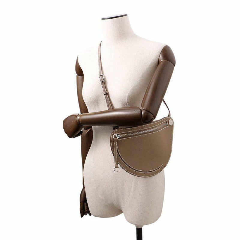 エルメス ショルダーバッグ プティットコース エトゥープ/シルバー金具 エプソン W刻印 ボディバッグ