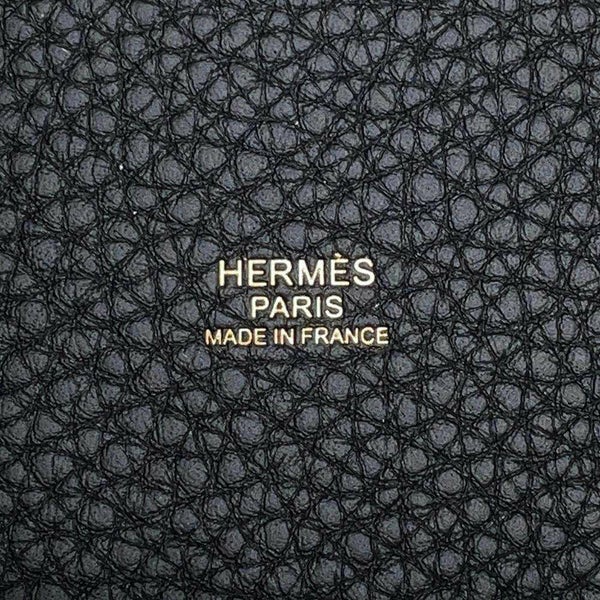 エルメス ハンドバッグ ピコタンロックMM ブラック/ゴールド金具 トリヨンクレマンス K刻印 黒