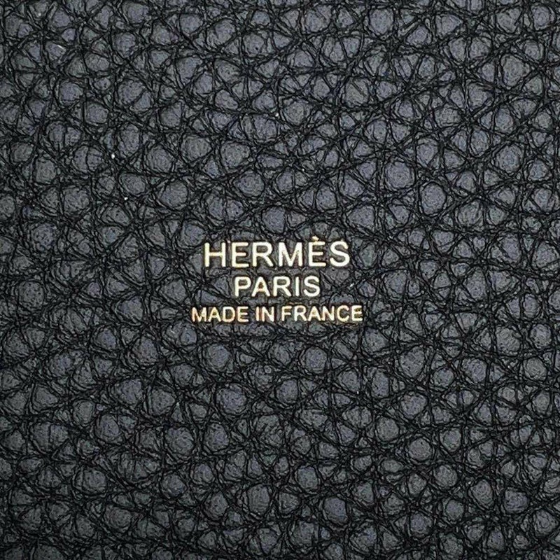 エルメス ハンドバッグ ピコタンロックMM ブラック/ゴールド金具 トリヨンクレマンス K刻印 黒