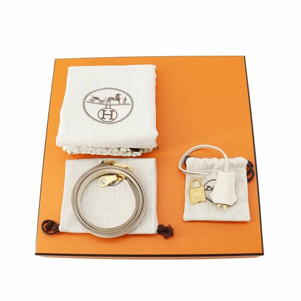 エルメス ボリード1923 25 クレ/ゴールド金具 エプソン B刻印 HERMES 2wayショルダー