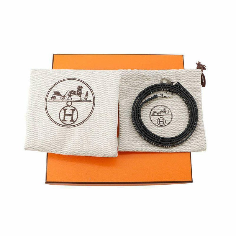 エルメス ハンドバッグ ミニケリー2 外縫い ブラック/シルバー金具 エプソン K刻印 2wayショルダー SPO 黒