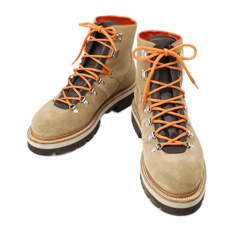 エルメス アンクルブーツ ハイク ショートブーツ スエードカーフレザー メンズサイズ43 HERMES 靴