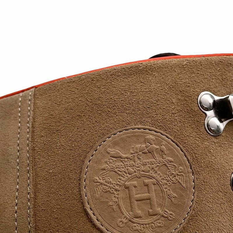 エルメス アンクルブーツ ハイク ショートブーツ スエードカーフレザー メンズサイズ43 HERMES 靴