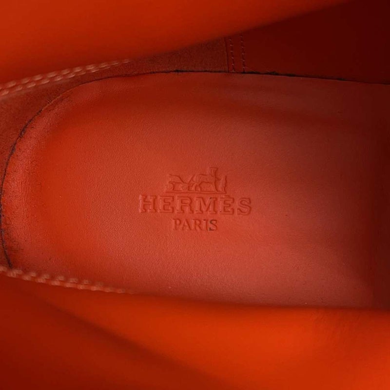 エルメス アンクルブーツ ハイク ショートブーツ スエードカーフレザー メンズサイズ43 HERMES 靴