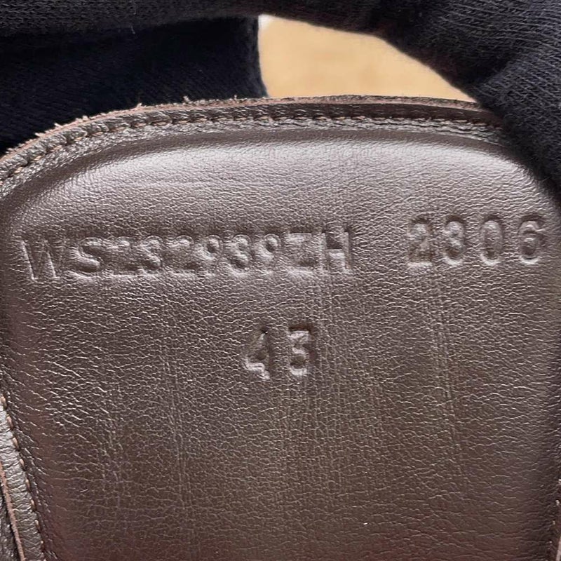 エルメス アンクルブーツ ハイク ショートブーツ スエードカーフレザー メンズサイズ43 HERMES 靴