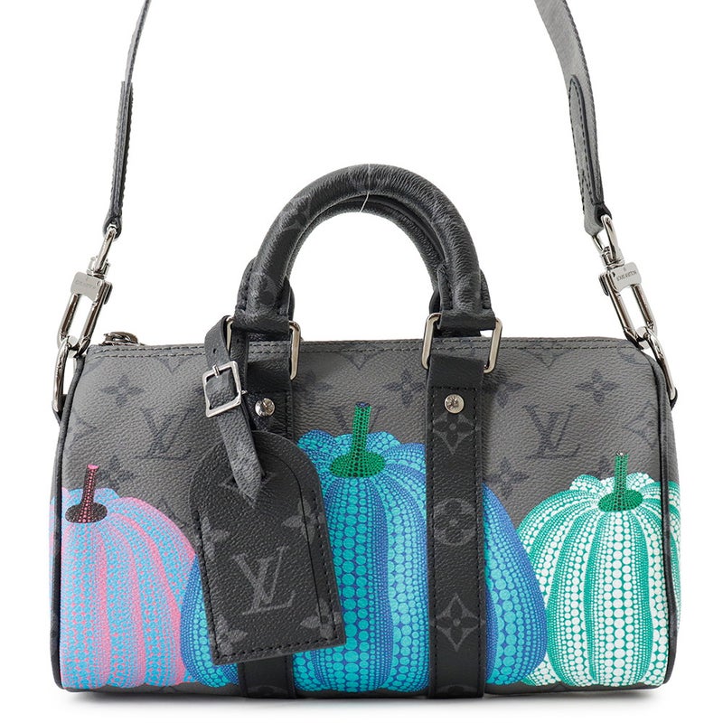 ルイヴィトン ハンドバッグ モノグラム・エクリプス リバース LV×YK キーポル・バンドリエール25 M46437 草間彌生