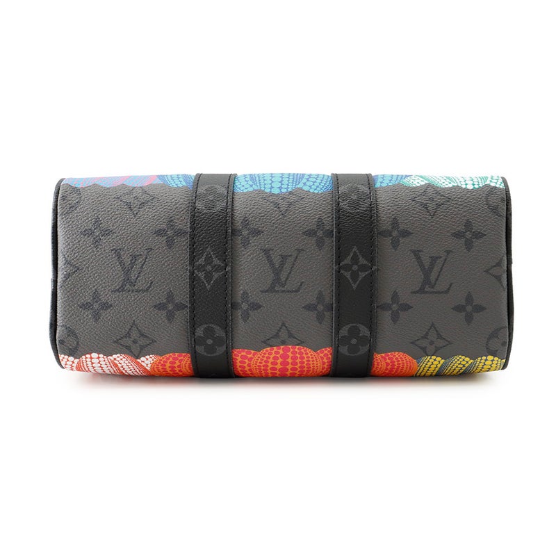 ルイヴィトン ハンドバッグ モノグラム・エクリプス リバース LV×YK キーポル・バンドリエール25 M46437 草間彌生