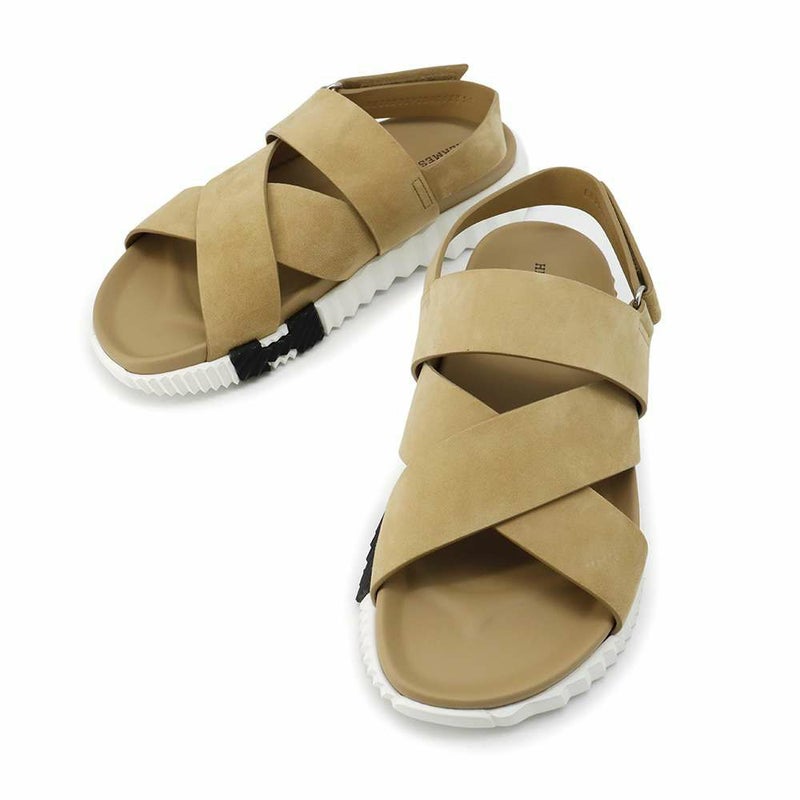 エルメス サンダル エレクトリック スエード メンズサイズ43 HERMES 靴