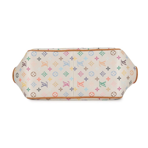 ルイヴィトン ハンドバッグ モノグラム・マルチカラーサテン アベリア M92936 LOUIS VUITTON ヴィトン バッグ 白 ホワイト