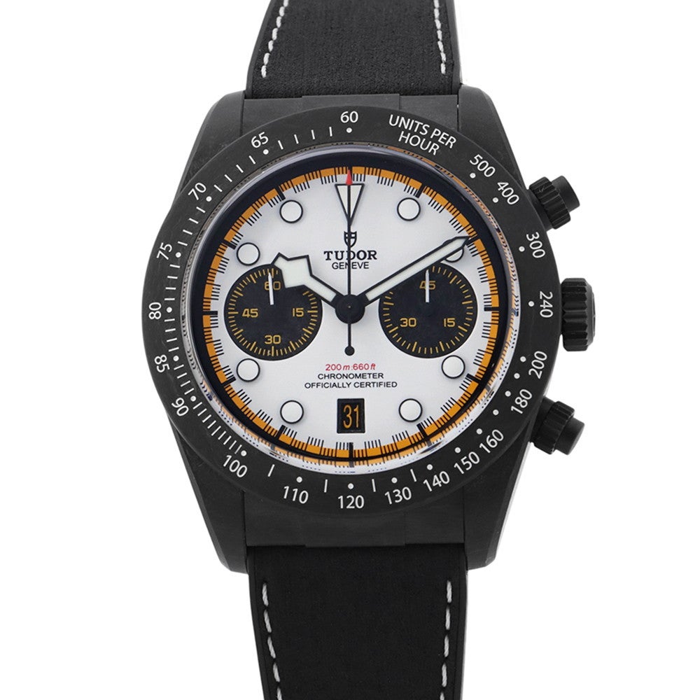チュードル ブラックベイ クロノ カーボン 26 世界限定2026本 M79377KN-0003 TUDOR チューダー 腕時計 白文字盤 チュードル ブラックベイ クロノ カーボン 26 世界限定2026本 M79377KN
