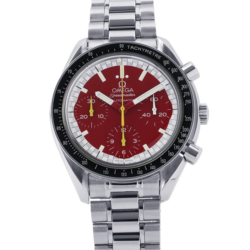 オメガ スピードマスター レーシング ミハエル シューマッハ 3510.61.00 OMEGA 腕時計 レッド文字盤