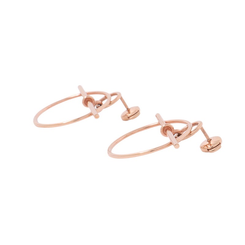 エルメス ピアス ループ ピアス エシャペ PM K18PGピンクゴールド HERMES ジュエリー