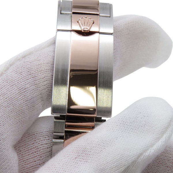 ロレックス ヨットマスター37 SS/K18PGピンクゴールド 268621 ROLEX 腕時計 チョコレート文字盤
