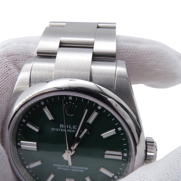 ロレックス オイスターパーペチュアル 41 ランダムシリアル ルーレット 134300 ROLEX 腕時計 グリーン文字盤