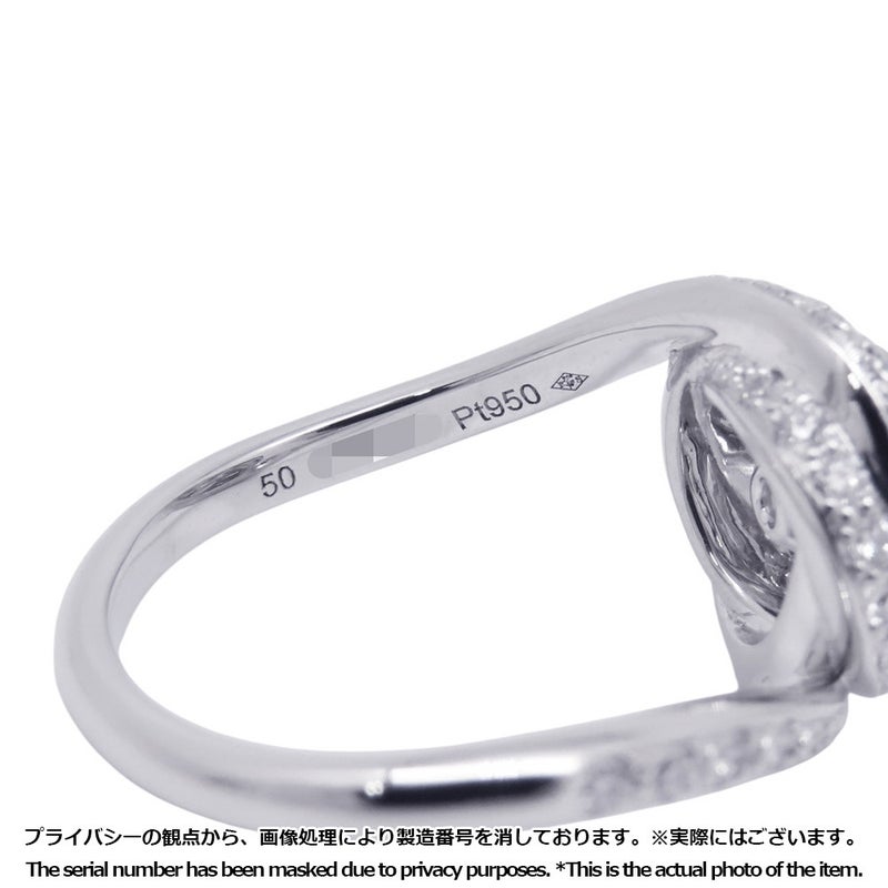 カルティエ リング トリニティ ルバン ソリテール ダイヤモンド 中石0.74ct Pt950プラチナ サイズ50 N4250400 Cartier 指輪