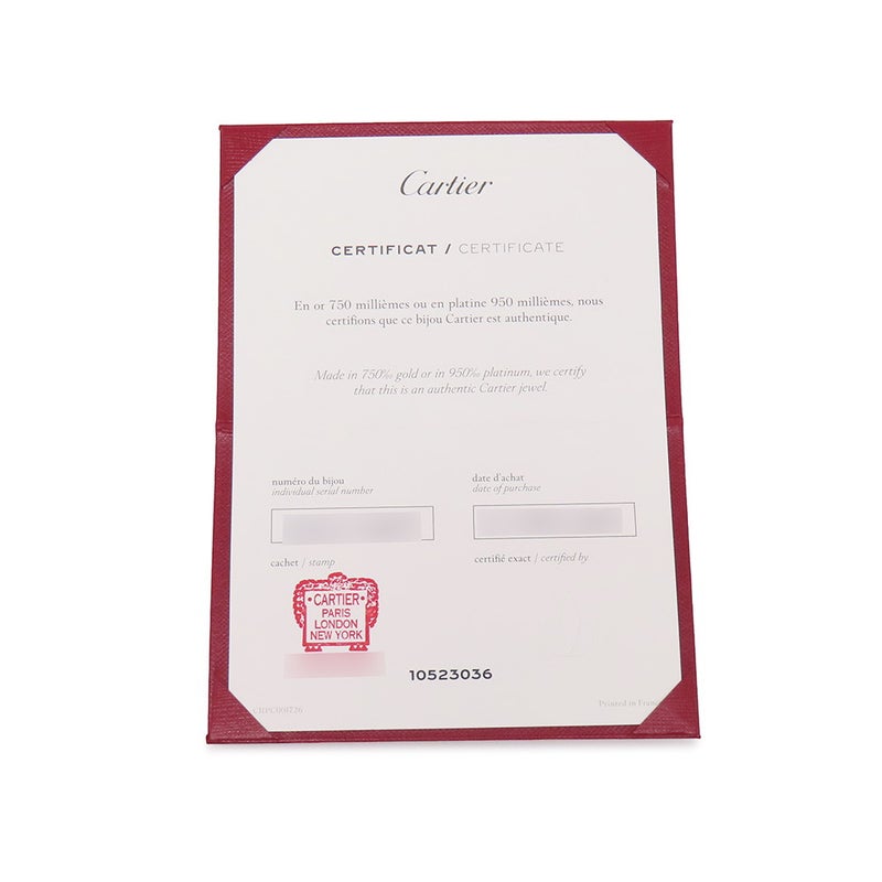 カルティエ ネックレス トリニティ ペンダント ダイヤモンド 42P  計0.11ct K18YG/K18PG/K18WG B7224808 Cartier