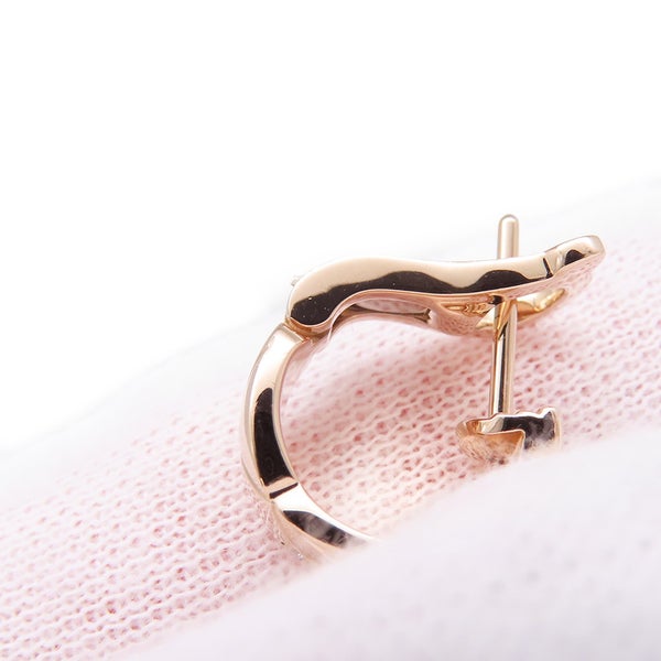 シャネル ピアス ココ クラッシュ コレクション イヤリング ダイヤモンド 32P 計約0.19ct K18PGピンクゴールド J11755 CHANEL