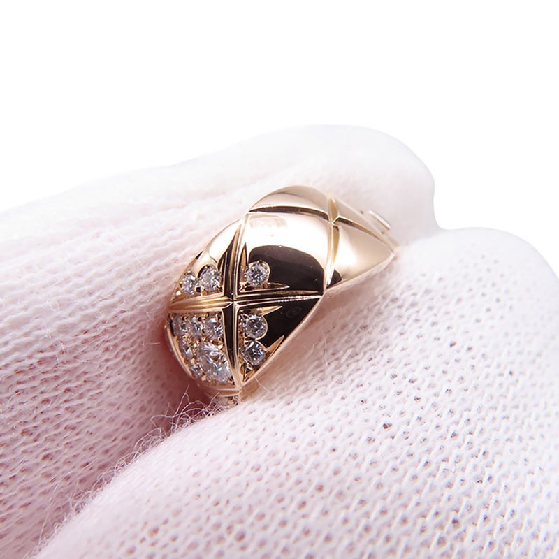 シャネル ピアス ココ クラッシュ コレクション イヤリング ダイヤモンド 32P 計約0.19ct K18PGピンクゴールド J11755 CHANEL