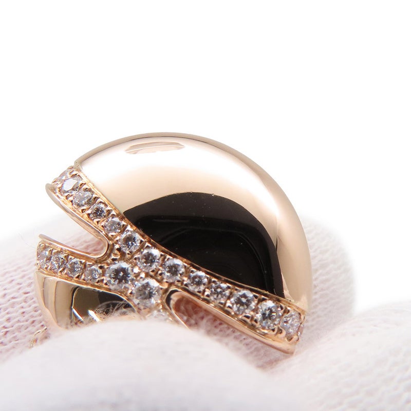 ブルガリ ネックレス カボション ダイヤモンド 計0.55ct K18PGピンクゴールド 361447 BVLGARI ペンダント