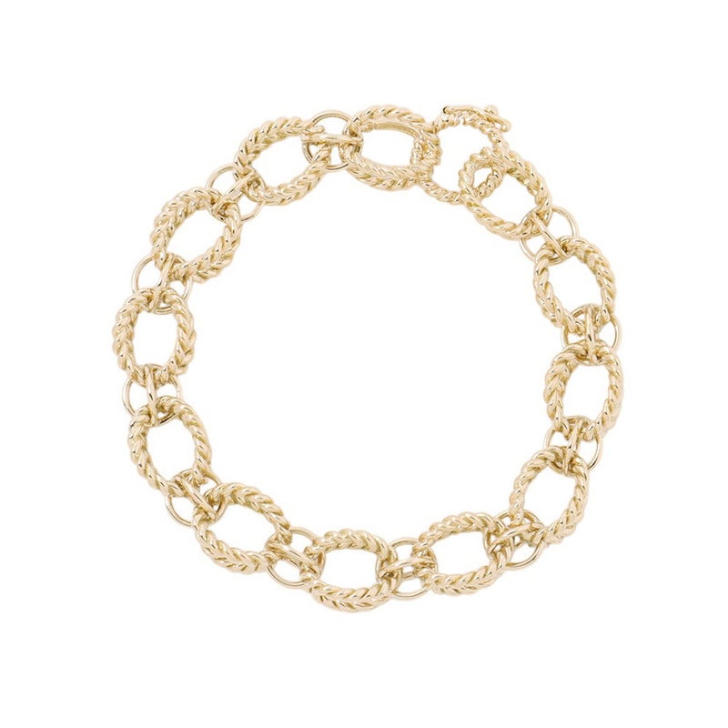 ティファニー ブレスレット ジャン・シュランバージェ ロ ープ K18YGイエローゴールド Tiffany&Co. Jean Schlumberger