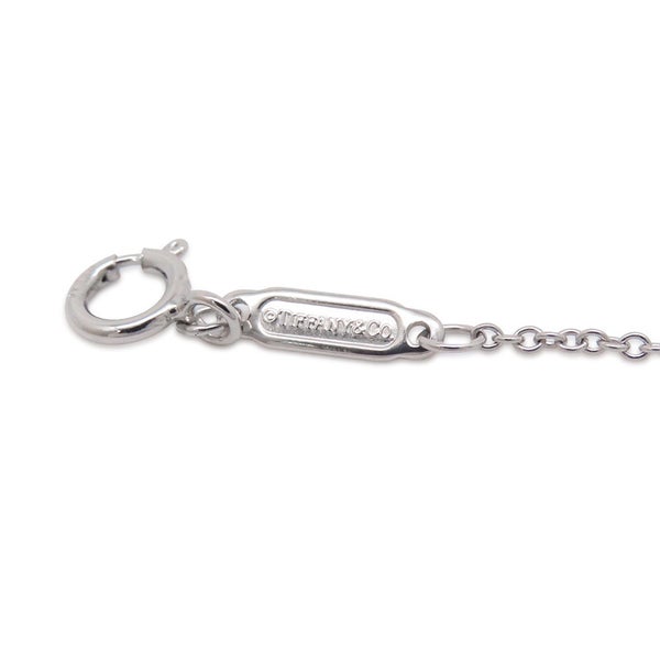 ティファニー ネックレス ソリティア スクエア ダイヤモンド 1P 約0.12ct Pt950プラチナ Tiffany&Co. ペンダント