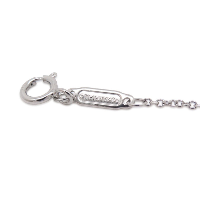 ティファニー ネックレス ソリティア スクエア ダイヤモンド 1P 約0.12ct Pt950プラチナ Tiffany&Co. ペンダント