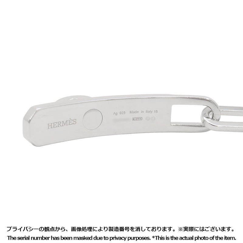 エルメス ブレスレット ケリー シェーヌ シンプルトゥール チェーン SV925シルバー サイズ15 HERMES ジュエリー