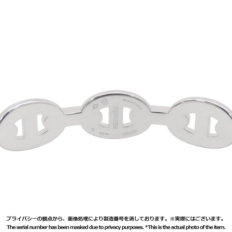 エルメス ブレスレット シェーヌダンクル アンシェネ バングル SV925シルバー サイズLG HERMES バングル