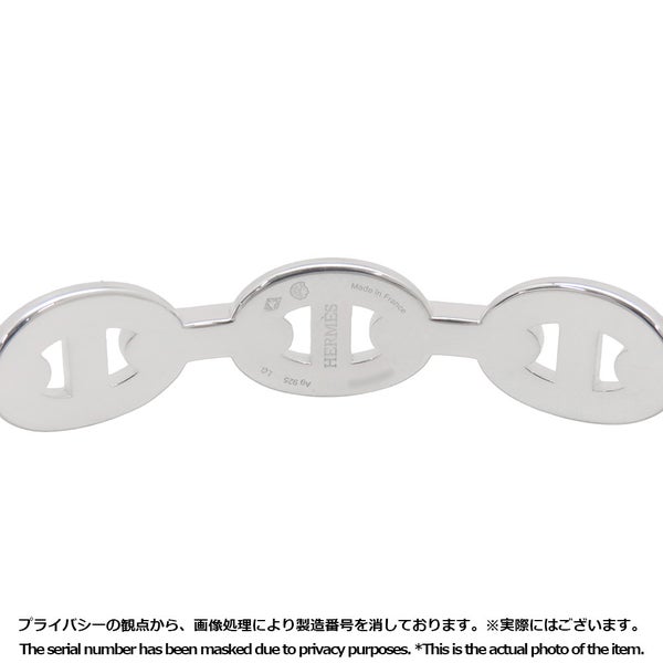 エルメス ブレスレット シェーヌダンクル アンシェネ バングル SV925シルバー サイズLG HERMES バングル