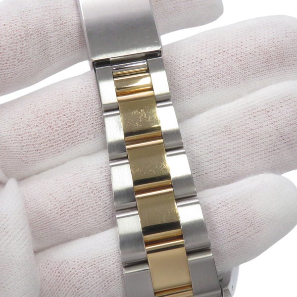 ロレックス オイスターパーペチュアル SS/K18YG X番 14233 ROLEX 腕時計 シャンパン文字盤
