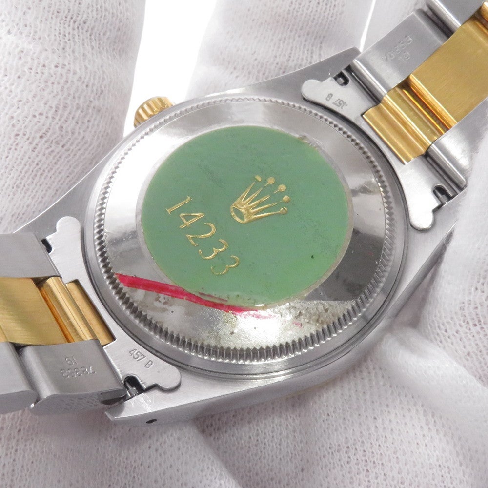 ロレックス オイスターパーペチュアル SS/K18YG X番 14233 ROLEX